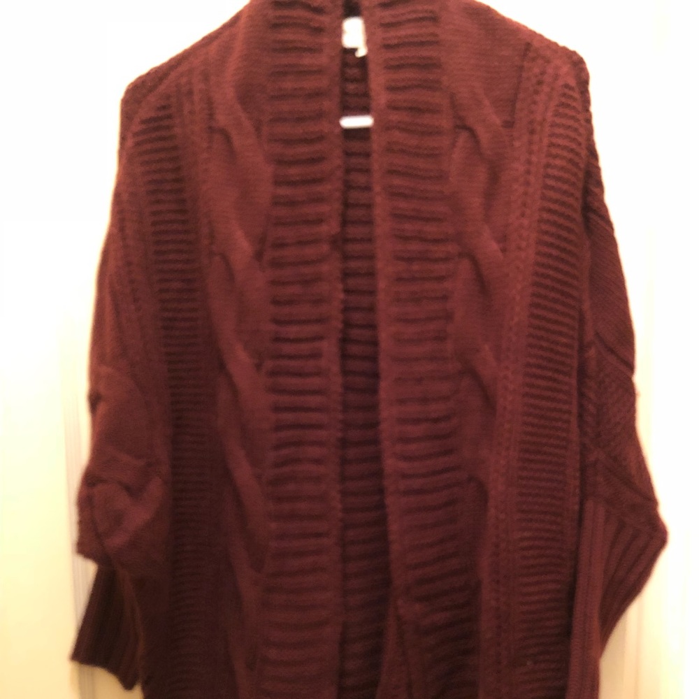 Oversized sweater - maroon
